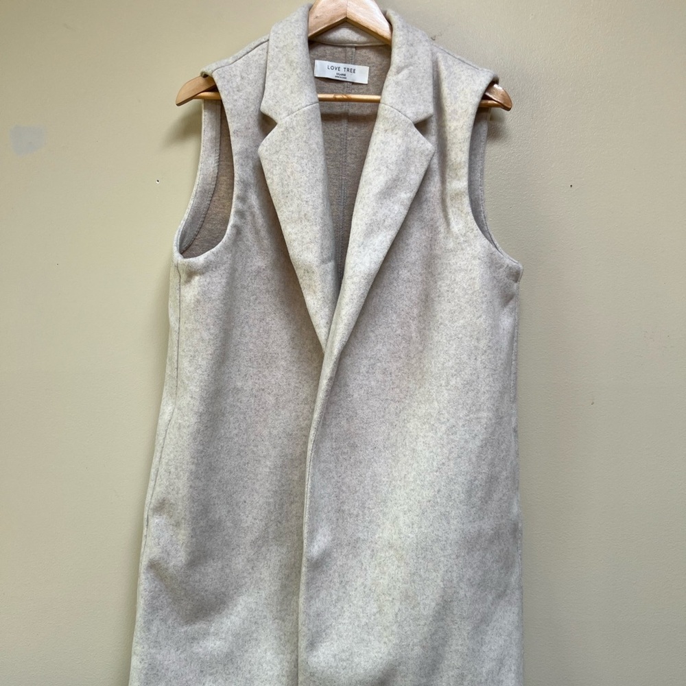 Long vest coat
